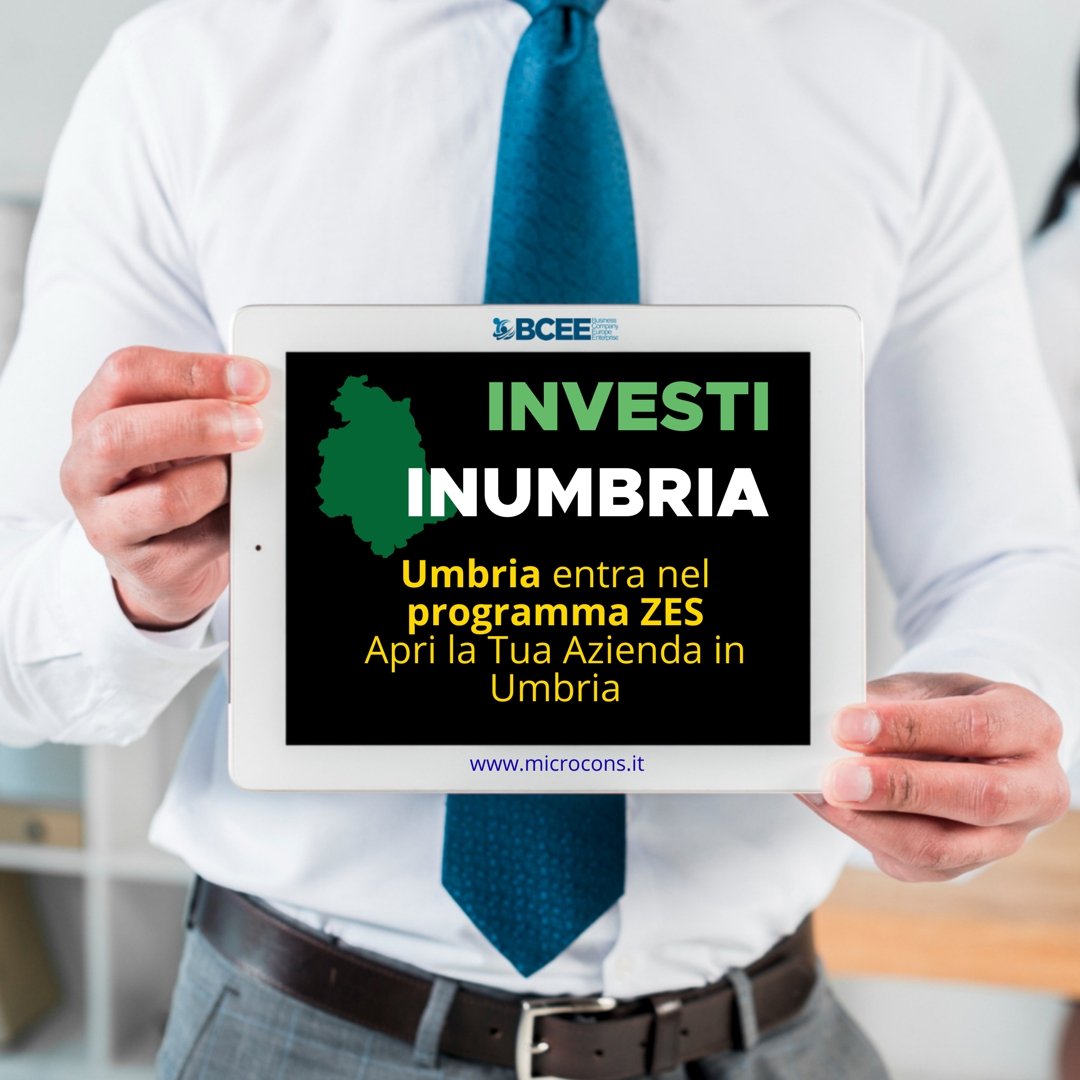 Microcons BCEE Umbria ZES . Investi in Umbria HPH